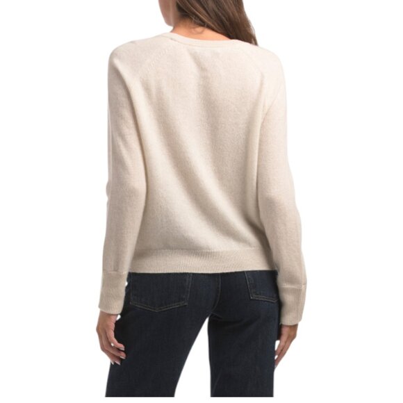 WHITE + WARREN Heather Cashmere Sweater - Picture 2 of 3
